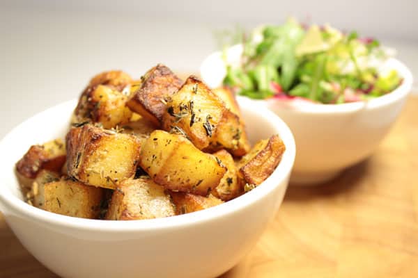 evening menu potatoes