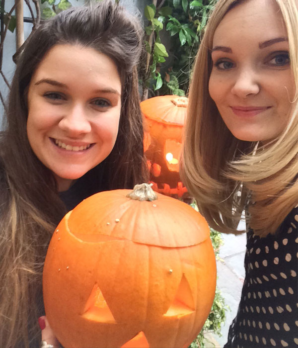 pumpkins at St Pancras