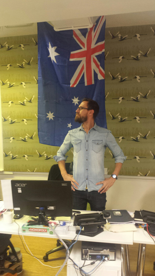 Australia Day in the Covent Garden office