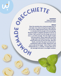Home made Orecchiette recipe