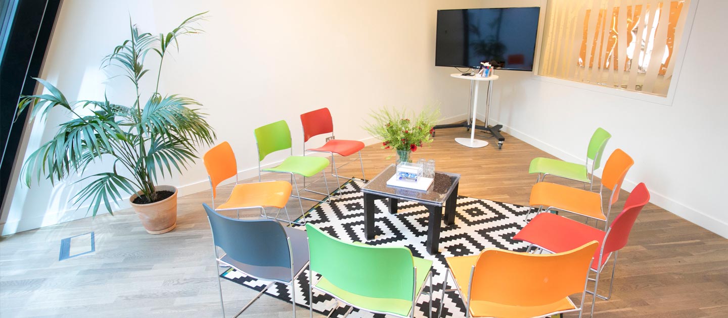 light bright meeting room